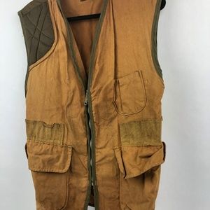 Field and stream fishing hunting vest vintage L